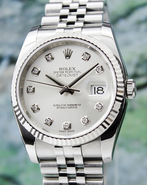 (image for) A ROLEX MEN SIZE OYSTER PERPETUAL DATEJUST - 116234